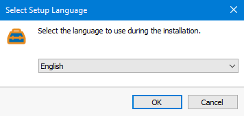 Screenshot TUtoolbox select language